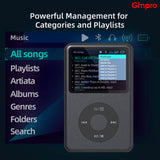 Gimpro Mp3 Player with Bluetooth 128G Innioasis Version Upgrade Portable Mini HiFi Sound Bluetooth Walkman
