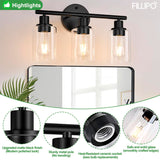 Fillipo 3-Light Bathroom Light Fixtures