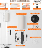 Fillipo LED Floor Lamp for Living Room