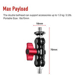 Moman Double Ball Head Mount