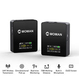 Moman Connects C1 UHF Wireless Lavalier Microphone System