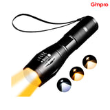 Gimpro LED Rechargeable Amber Flashlight Photography Fill Light 1800K Warm Light for Eye Care, Sleep Aid¬3 in 1 White Light and Yellow Light and Amber lamp