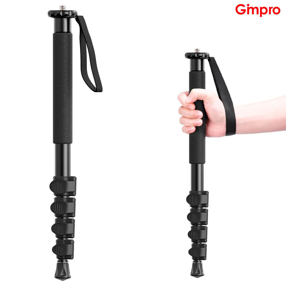 Gimpro 61-Inch Camera Monopod, Aluminum Photography Monopod with 5-Section Height