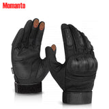 Tactical Gloves for Men and Women, Motorcycle Gloves Black Touchscreen with Hard Shell for Airsoft, Paintball, Motocross, Hunting, Shooting, Camping, ATV Riding, Outdoor Sports, Work