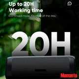 Bluetooth Speaker Stocking Stuffers for Men Women Teens Boys Girls: Portable Wireless, IPX5 Waterproof, White Elephant Gifts for Adults, Up to 20H Playtime, TWS Pair, for Home/Party/Outdoor (Black)