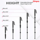 Gimpro 61-Inch Camera Monopod, Aluminum Photography Monopod with 5-Section Height