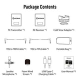 Moman Connects C1 UHF Wireless Lavalier Microphone System