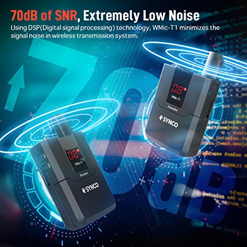 SYNCO WMic-T1 UHF Wireless Microphone System