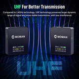 Moman Connects C1 UHF Wireless Lavalier Microphone System